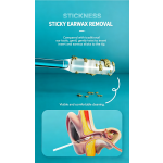 Sticky Ear Wax Remover Swabs for Kids & Adults