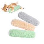 Plush Cat Pillow Toy with  Crinkle Paper (Soothing Companion Toy for Cats)